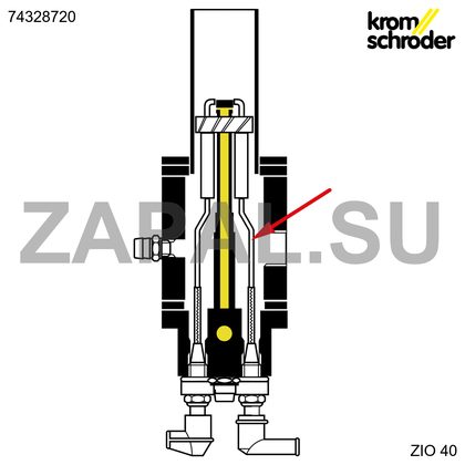Электродный стержень ZIO 40 L935