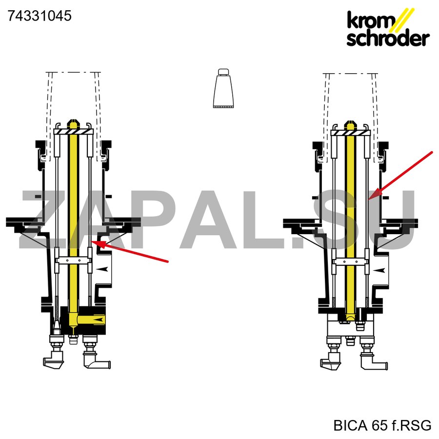 Электродный стержень BIA 65 L285 конструкция Б