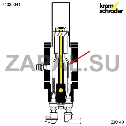 Электродный стержень ZIO 40 L1735