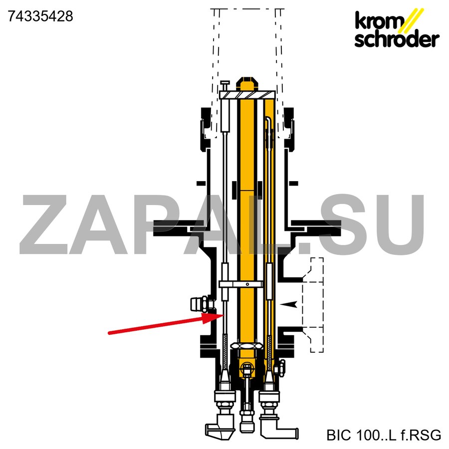 Электродный стержень BR 100 L185
