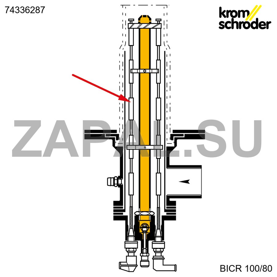 Электродный стержень BICR 100/80 L435