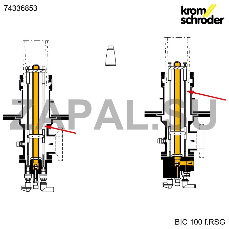 Электродный стержень BR 100 L285 открытый