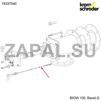 Электродный стержень BR 100 L185 Z очищенный W:85