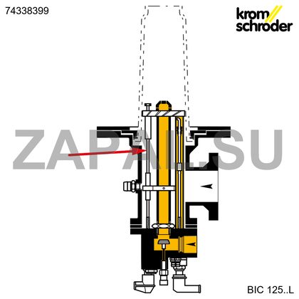Электродный стержень BR 125 L835 открытый