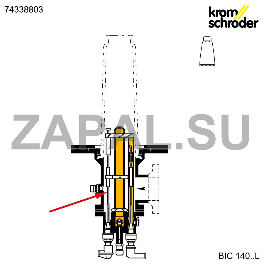 Электродный стержень BR 140 L1135