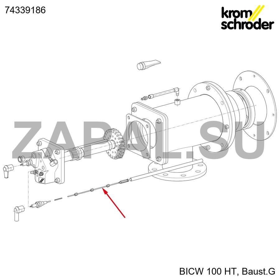 Электрод-стержень BR 100 L135 Z очищенный