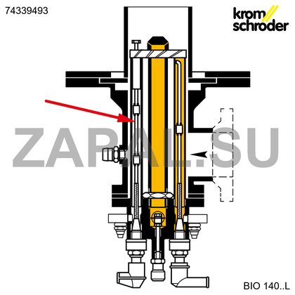 Электрод-стержень BR 140 L435 Z очищенный