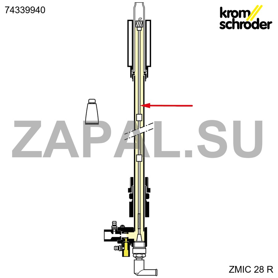 Электродный стержень ZMIC 28 L1000