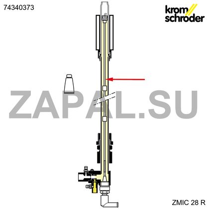 Электродный стержень ZMIC 28 L1200