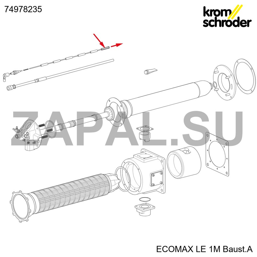 Электрод ECO LE 1/2 L595 открытый