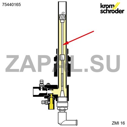 Электродный стержень ZMI 16 L1500