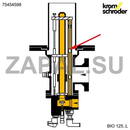 Электродный стержень BR 125 L285 горелка