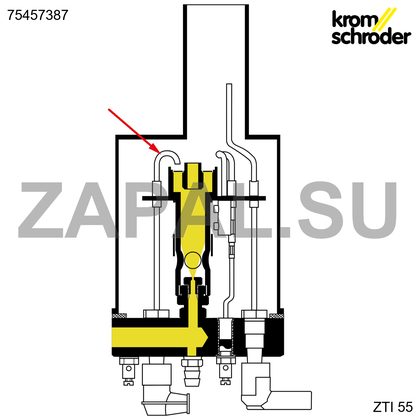 Искровой электрод ZTI 55 L105